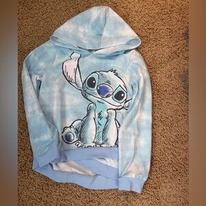 Disney Kids Tie-Dye Stitch Hoodie 10-12